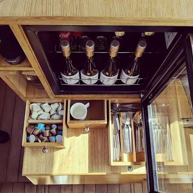 Minibar on board