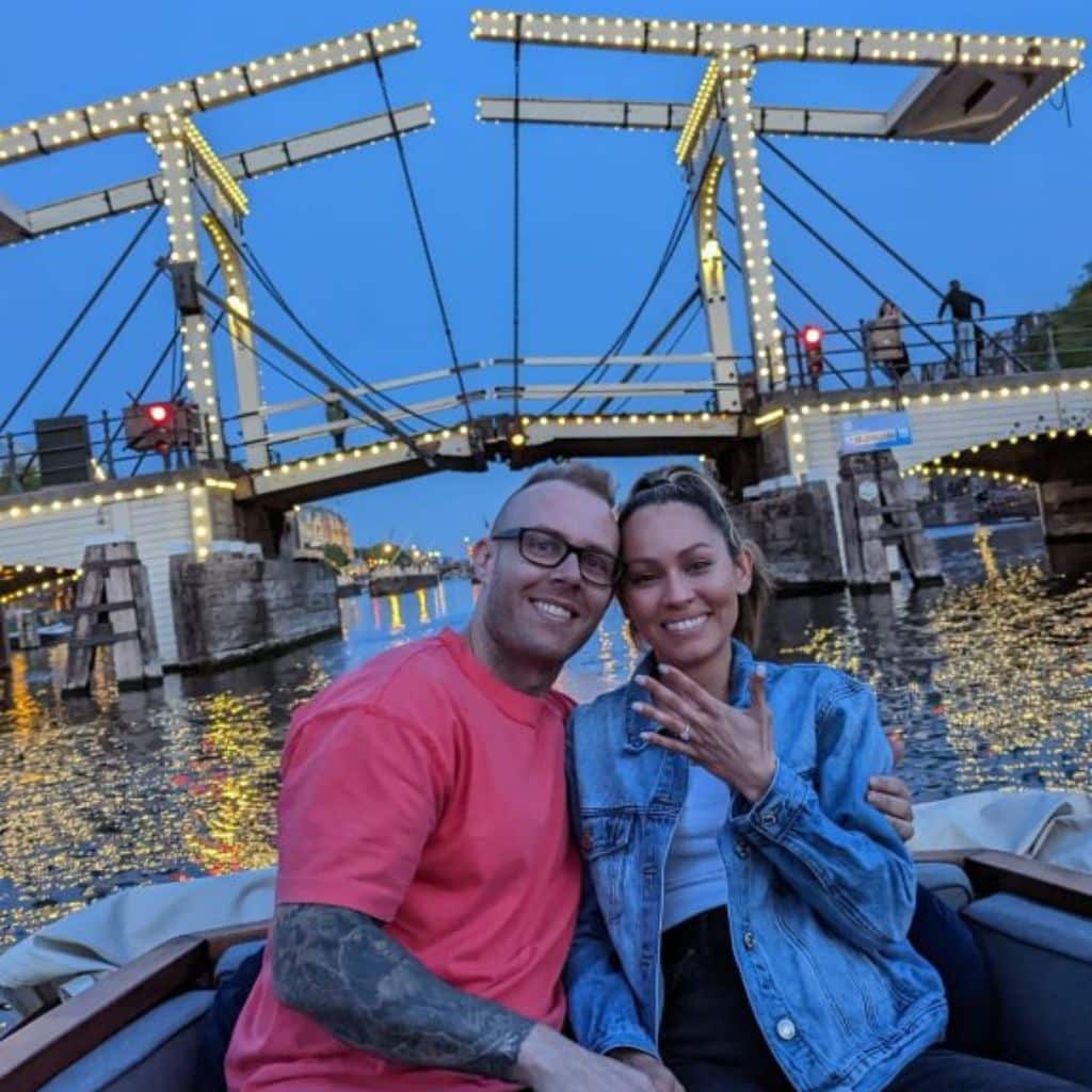 marriage proposal amsterdam private boat