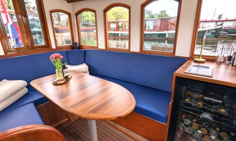 private boat tzar teak table