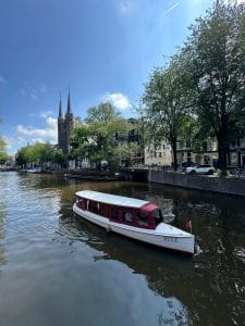 Ritz private boat Amsterdam exterior