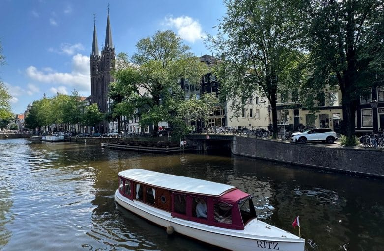 Ritz private boat Amsterdam exterior