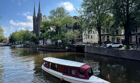 Ritz privat Boot Grachtenfahrt Amsterdam