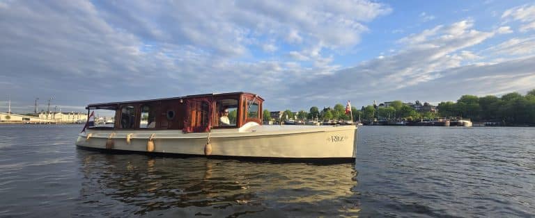 Ritz private boat exterior