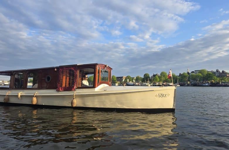 Ritz private boat exterior