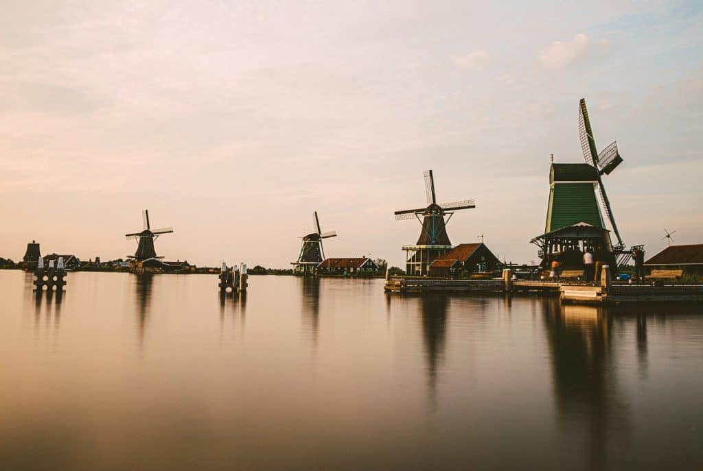 zaanse schans from amsterdam by boat