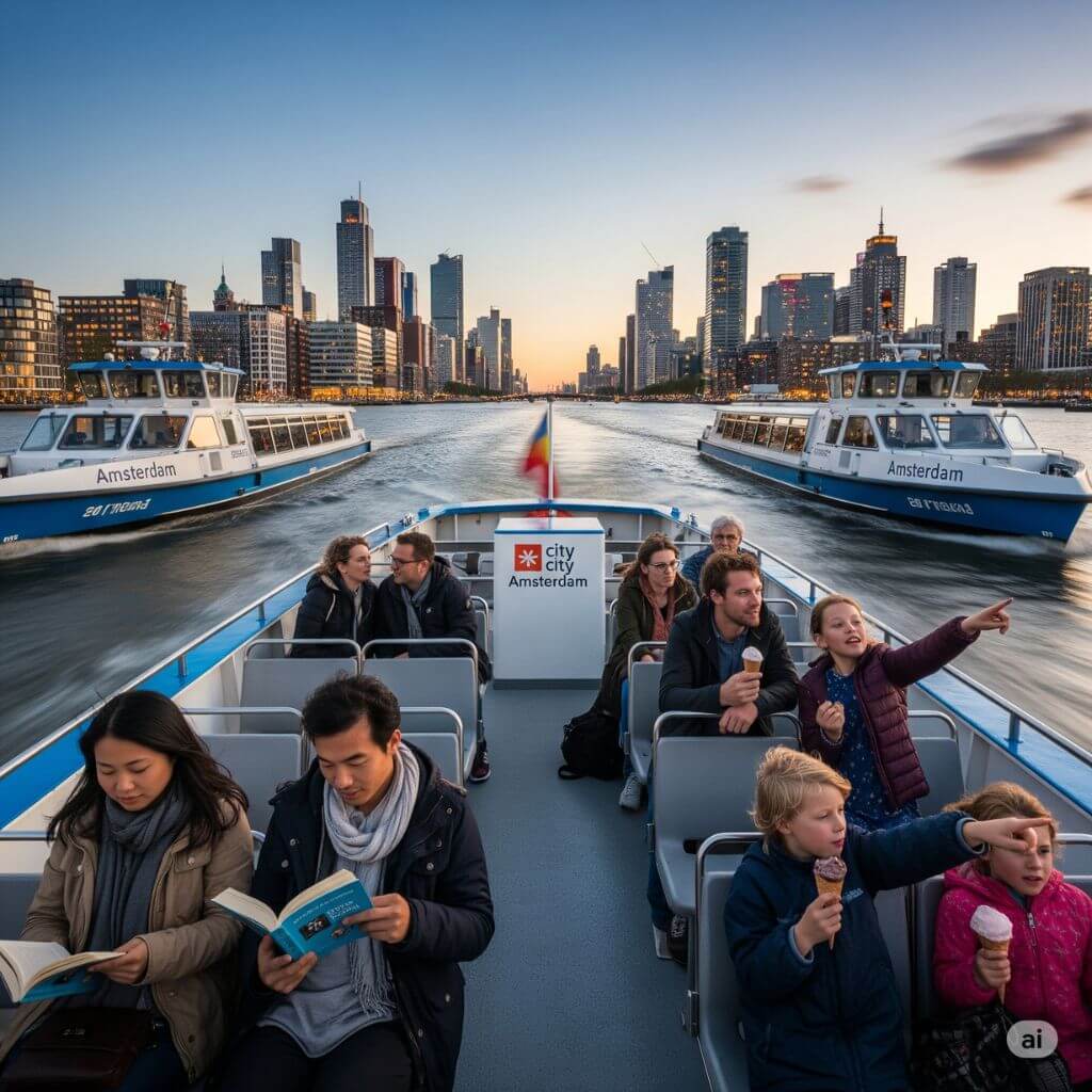 Free Ferry to Amsterdam Noord