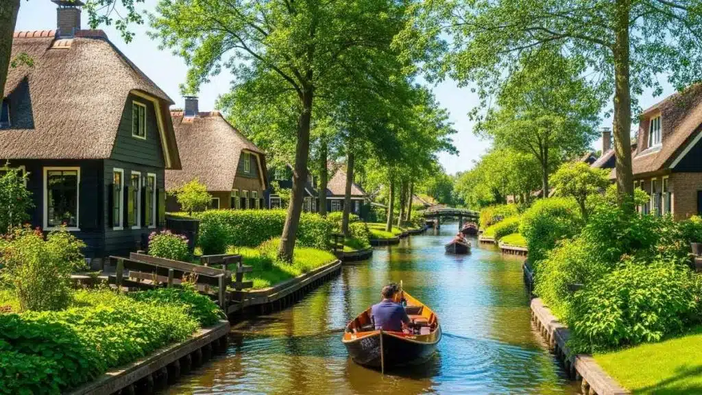 village of Giethoorn, Holland