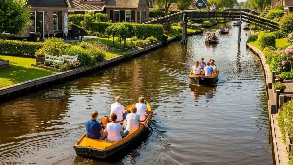 giethoorn in netherlands