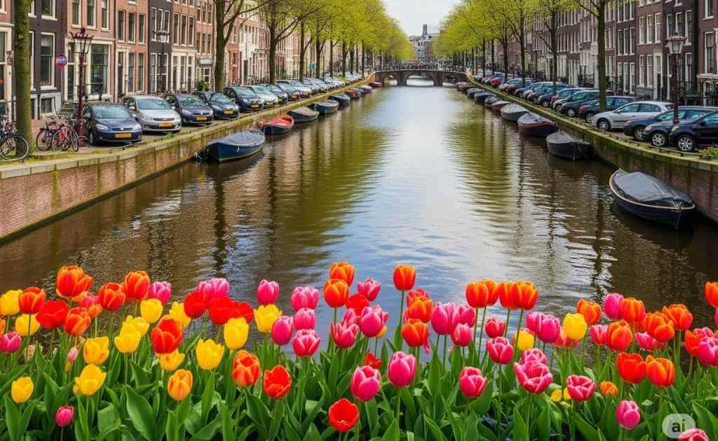 Amsterdam in March