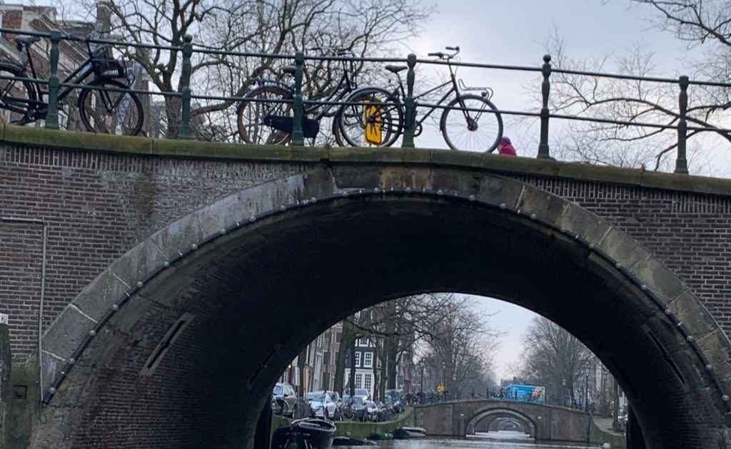 bike on the bridge