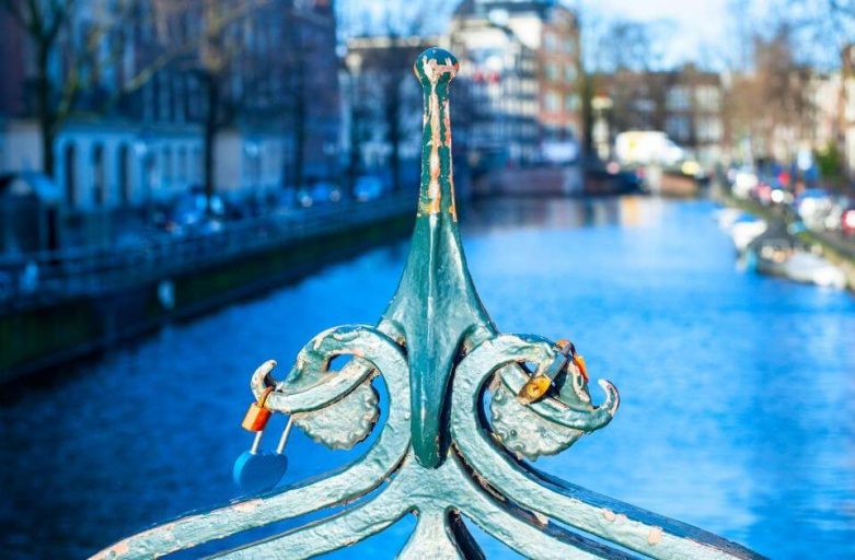Love Lock Bridge Love Lock Bridge Amsterdam