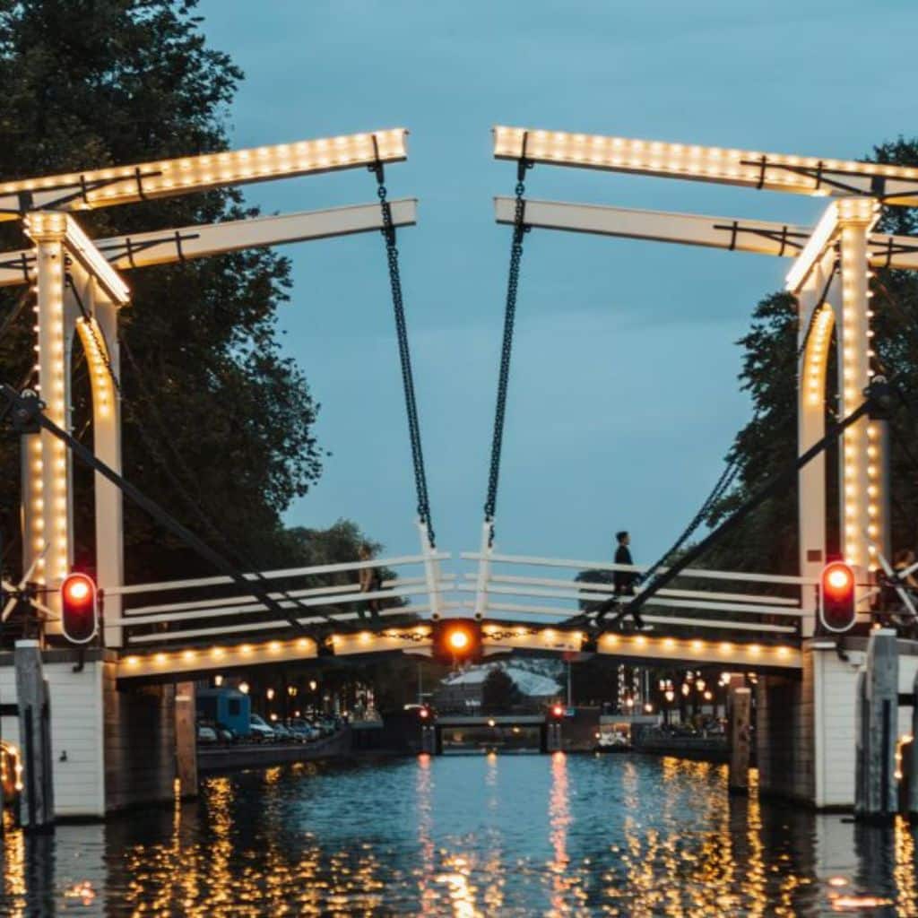 Magere Brug (Skinny Bridge) in Amsterdam