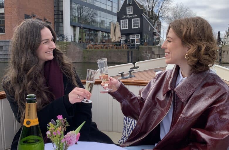 high wine on private boat amsterdam